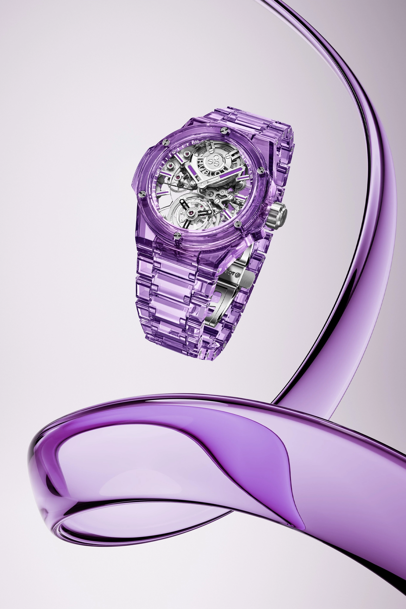 BLACKPEN_HUBLOT_BIG BANG INTEGRATED TOURBILLON FULL PURPLE SAPPHIRE
