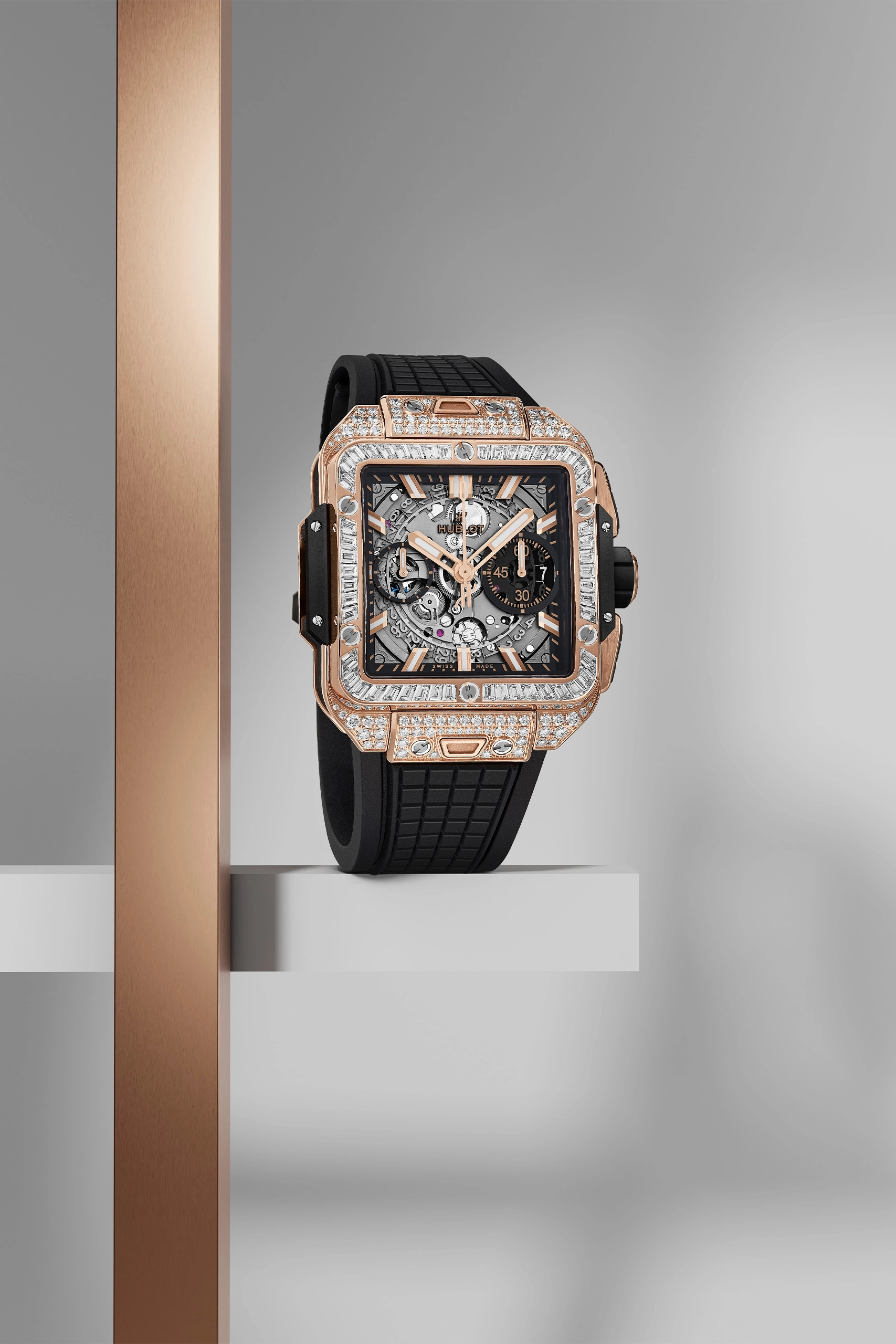 BLACKPEN_HUBLOT_SQUARE BANG UNICO KING GOLD JEWELLERY